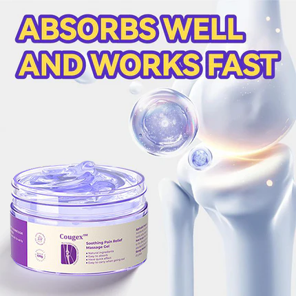 👩⚕️Cougex™ Turmeric & Emu Oil Arthritis Soothing Pain Relief Massage Gel 👨⚕️Australian Osteopathic Association (AOA)Approved