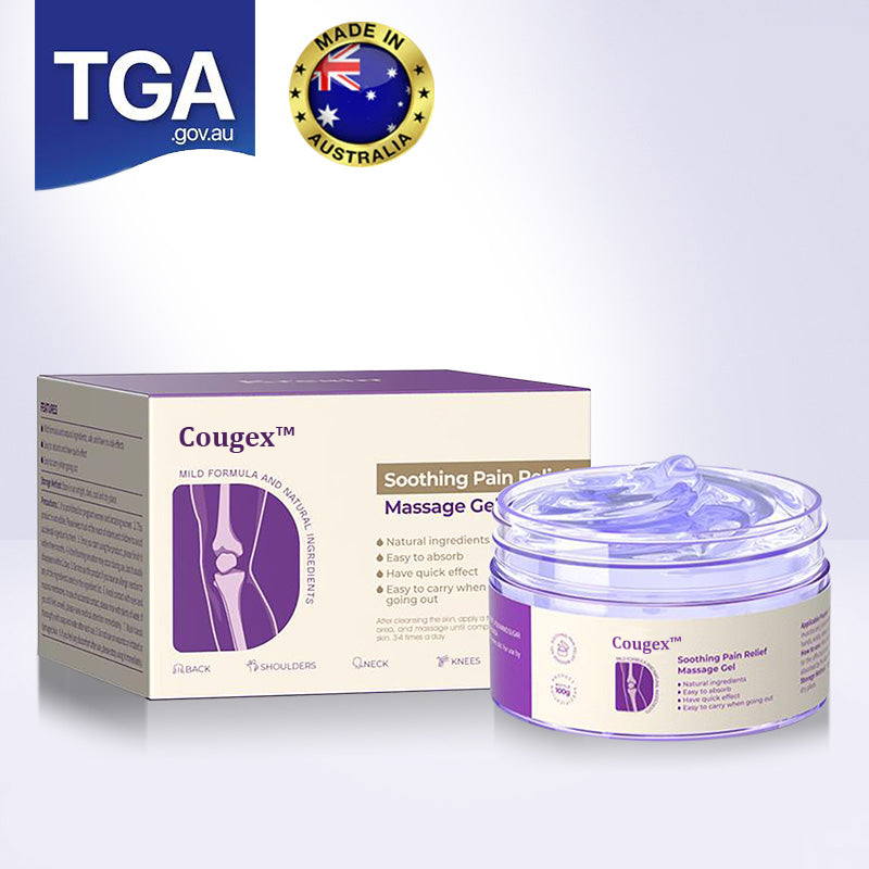 👩⚕️Cougex™ Turmeric & Emu Oil Arthritis Soothing Pain Relief Massage Gel 👨⚕️Australian Osteopathic Association (AOA)Approved