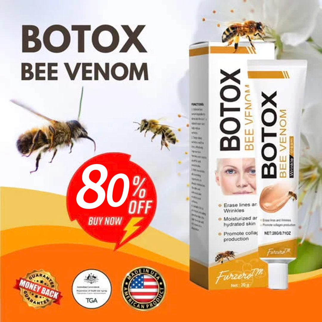 👨⚕️ Hergestellt und versendet in den DE ✅ Botox-Bienengift-Faltenentfernungscreme – LETZTER TAG 80 % RABATT