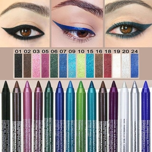 đ„Lang anhaltender wasserfester Eyeliner-Stift, modische Augen-Make-up-Kosmetik